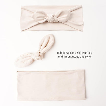 Headbands for Women Non Slip Hair Bands with Bows Rabbit Ears Workout Running Sport Sweat Elastic Hair Wrap for Girls Hair Accessories 12 Pack - WORLD TIME VISITS