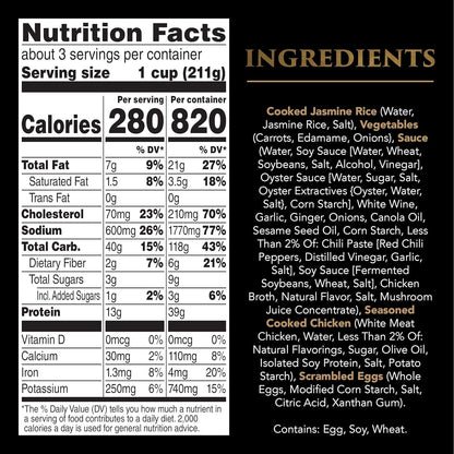 Home Menu Chicken Fried Rice Skillet Meal, Frozen Meal, 22 OZ