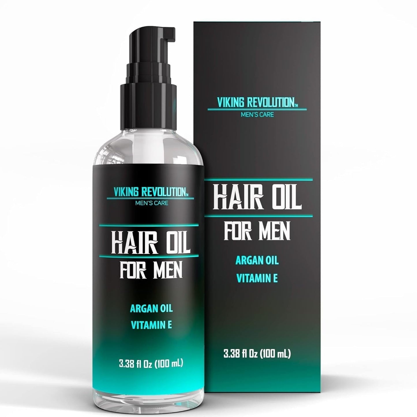 Hydrating Hair Oil for Men - Mens Hair Oil Men with Vitamin E Dry Hair Oils with Argan Oil - Sunflower Seed Oil Hair Serum Repair, Hidrate Hair Treatment Oils (3.38 Fl Oz) - WORLD TIME VISITS