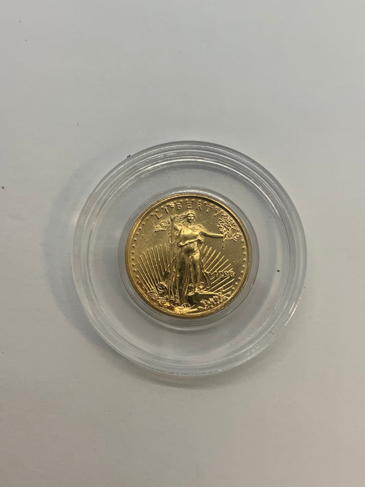 1998 United States American Eagle 5 Dollar Gold Coin Masters Coins - WORLD TIME VISITS
