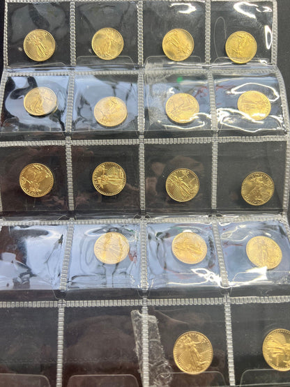 1/10Th Oz. Gold Eagle Masters Coins