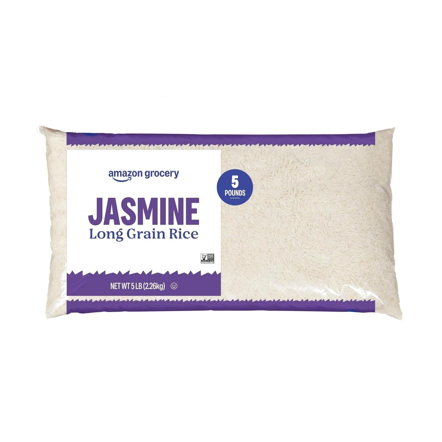 , Jasmine Long Grain Rice, 5 Lb (Previously Happy Belly, Packaging May Vary) - WORLD TIME VISITS