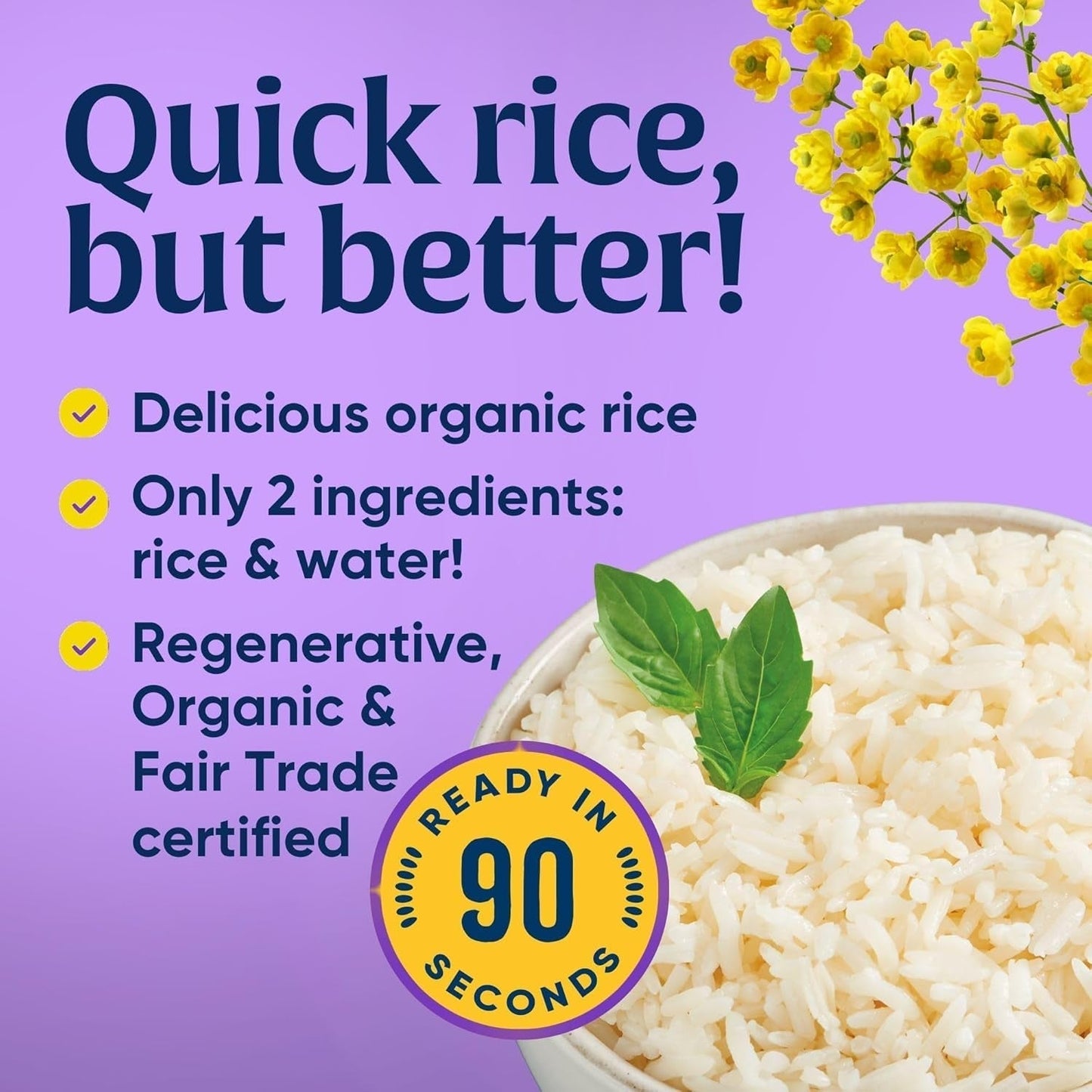 Jasmine Rice, Long Grain White Rice - Non - Sticky, Fluffy Aromatic Rice, Sustainably Grown in California, Regenerative Organic Certified, 8 Oz - WORLD TIME VISITS