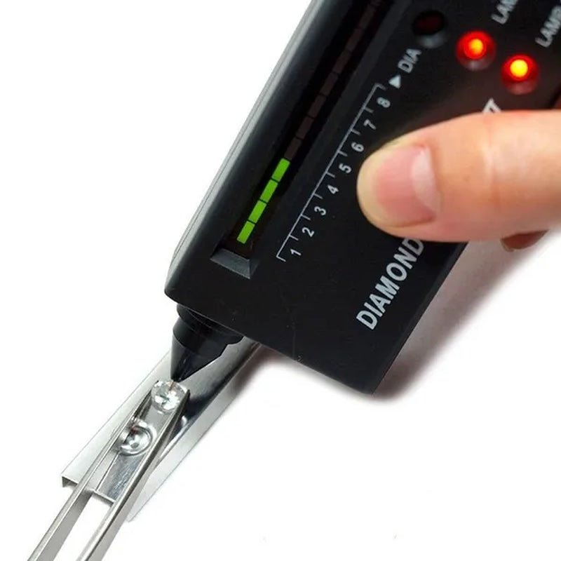 Jewellery Diamond Hardness Meter Gemstone Gem Tester Selector  LED Diamond Indicator Test Pen  Audio Portable  Jewelry Tester Tool