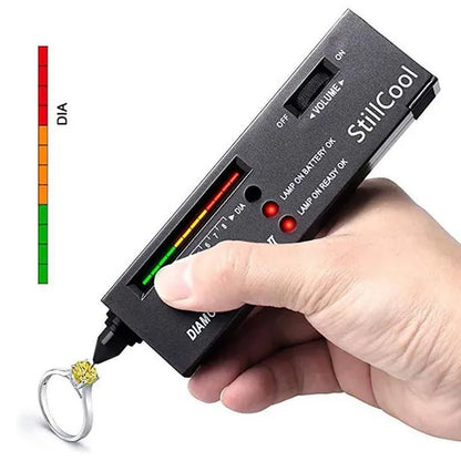 Jewellery Diamond Hardness Meter Gemstone Gem Tester Selector  LED Diamond Indicator Test Pen  Audio Portable  Jewelry Tester Tool