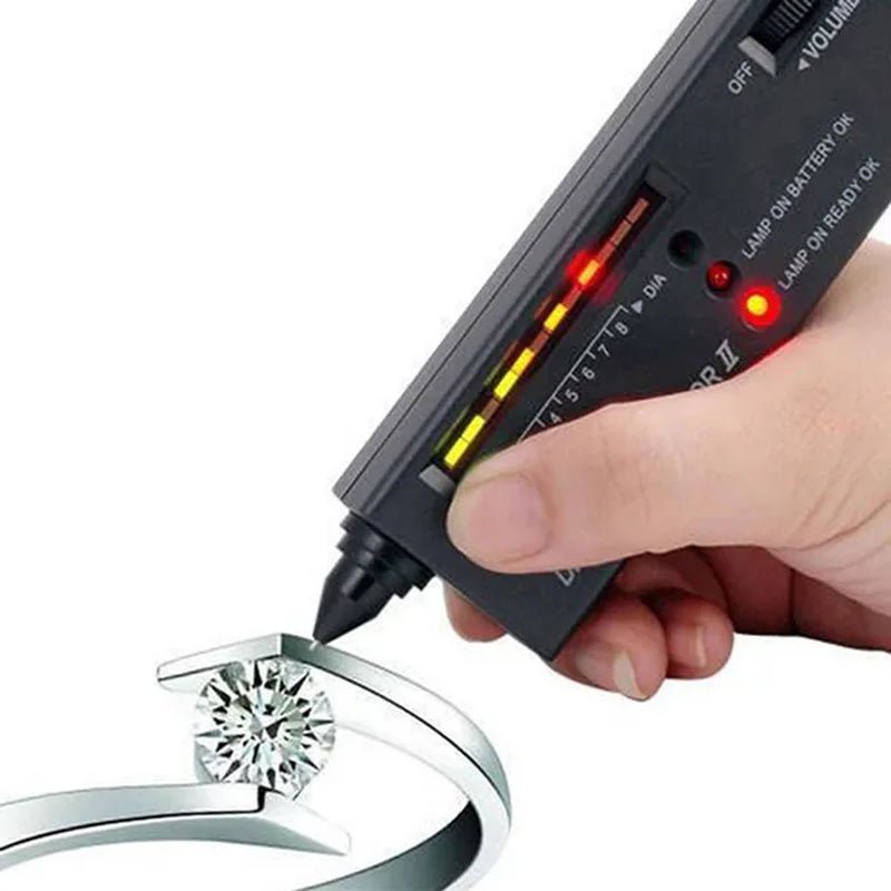 Jewellery Diamond Hardness Meter Gemstone Gem Tester Selector  LED Diamond Indicator Test Pen  Audio Portable  Jewelry Tester Tool
