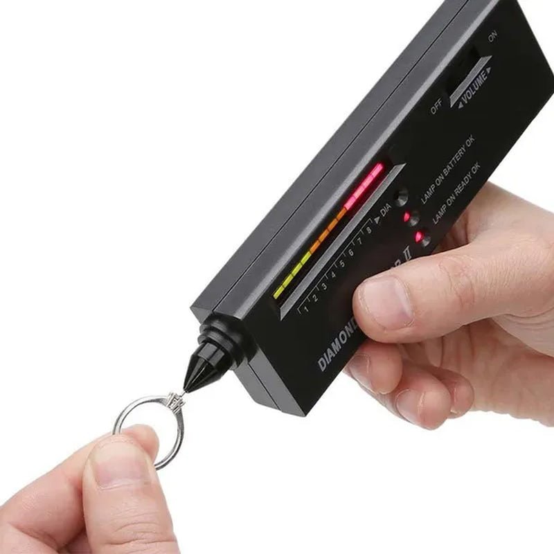 Jewellery Diamond Hardness Meter Gemstone Gem Tester Selector  LED Diamond Indicator Test Pen  Audio Portable  Jewelry Tester Tool