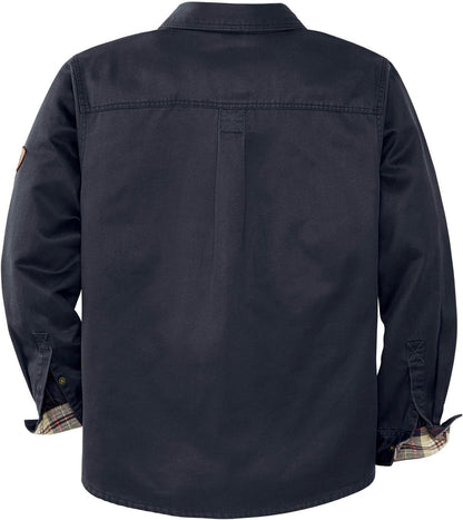 Journeyman Shirt Jacket Flannel Lined Shacket for Men Water-Resistant Coat Rugged Fall Clothing