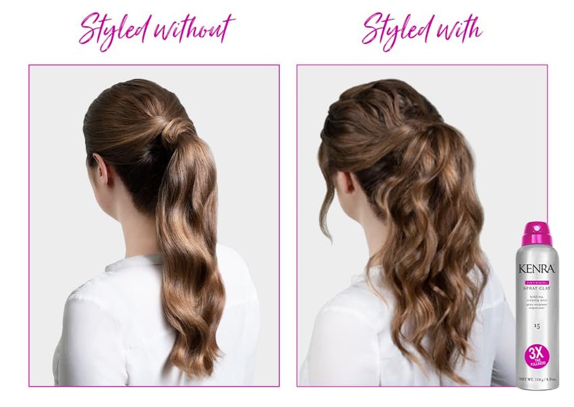Kenra Volumizing Spray Clay 15 | Bodifying, Fullness Spray | 3X the Fullness | Medium Hold | Provides Texture & Volume with a Long - Lasting Finish | All Hair Types - WORLD TIME VISITS