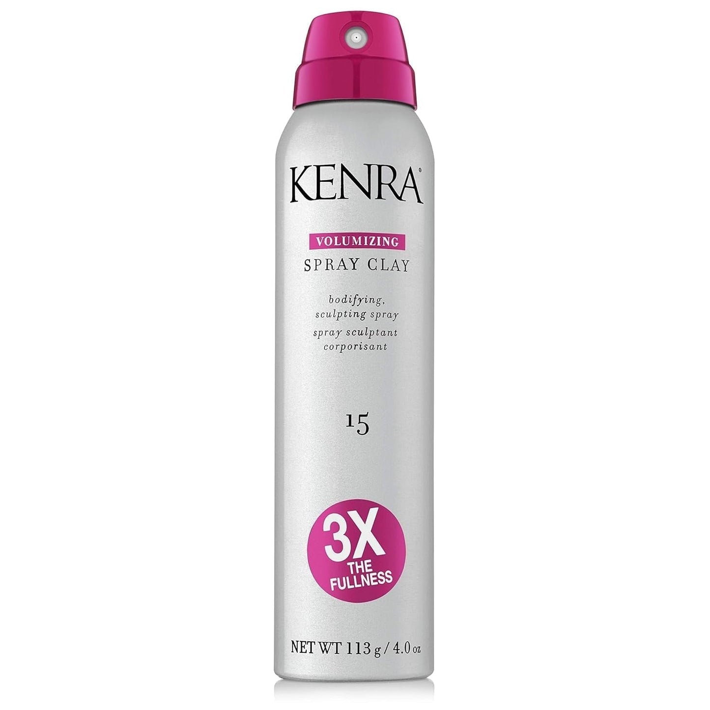 Kenra Volumizing Spray Clay 15 | Bodifying, Fullness Spray | 3X the Fullness | Medium Hold | Provides Texture & Volume with a Long - Lasting Finish | All Hair Types - WORLD TIME VISITS