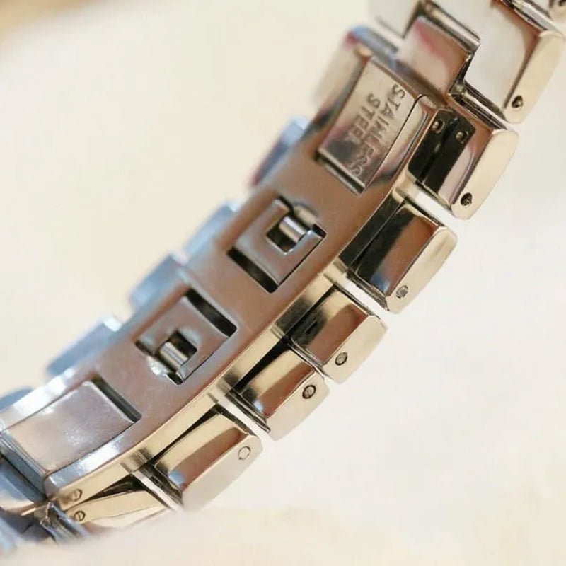 Lady Dress Watch Luxury Austrian Crystals Watch Rose Gold Shinning Diamond Rhinestone Fashion Bracelet Montre Femme