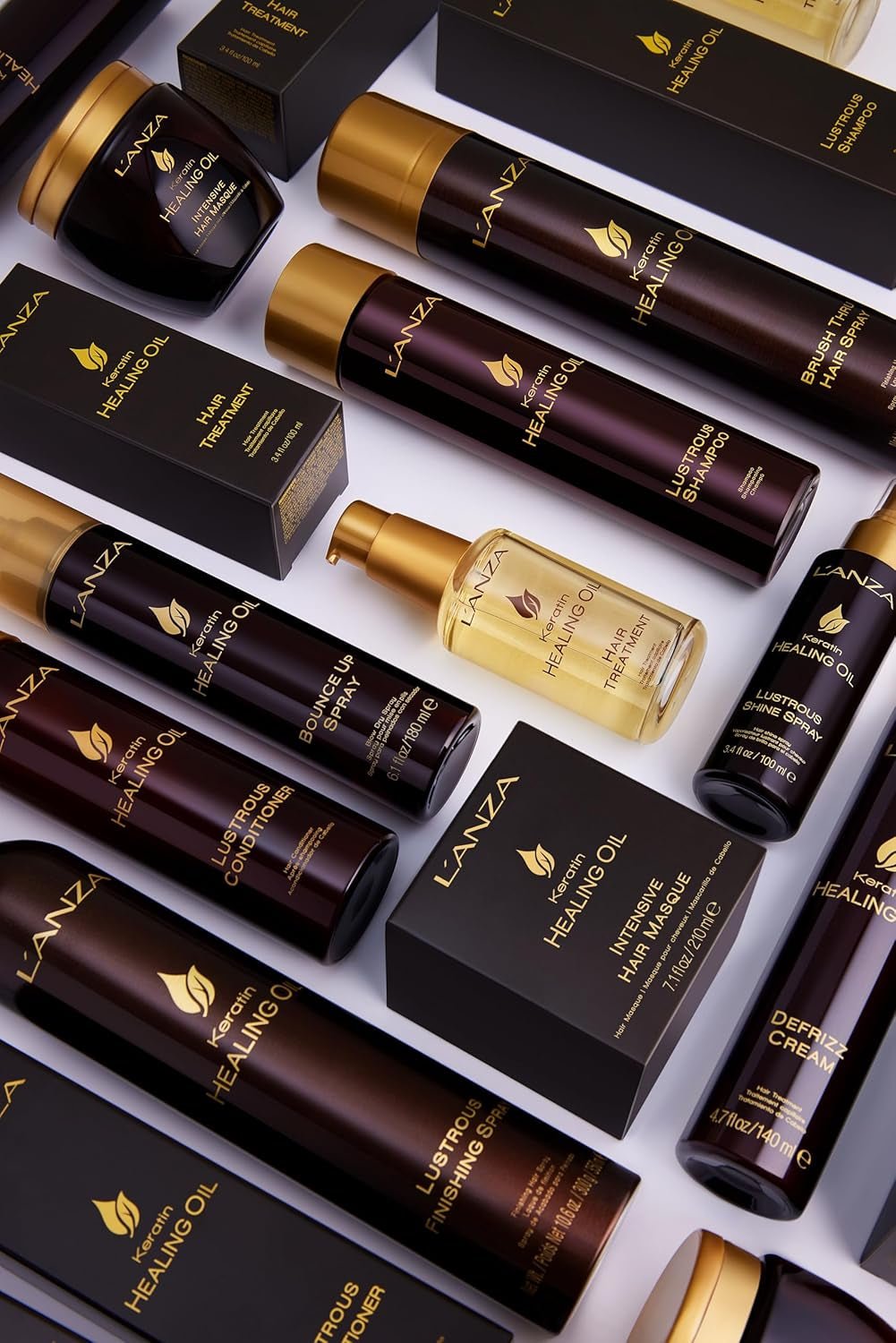 L'ANZA Keratin Healing Hair Oil Treatment, Keratin Hair Treatment, Hair Oil for Damaged Hair, Revives & Nourishes, Sulfate Free Healing Oil for Hair with Phyto IV Complex, Cruelty Free Hair Care