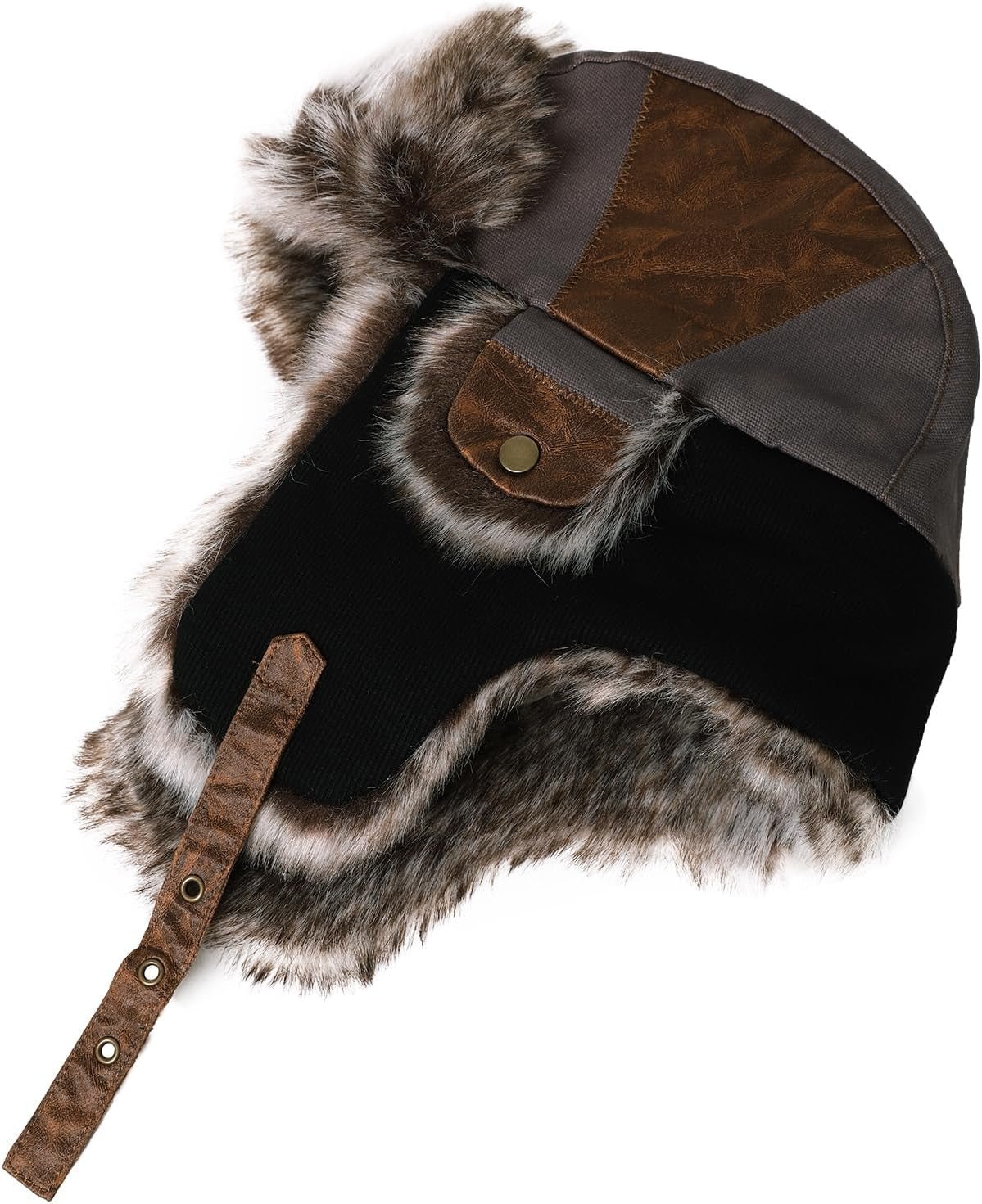 Large XL Trapper Trooper Hunting Warm Ear Flap Russian Ushanka Winter Ski Cold Weather Bomber Hats for Men - WORLD TIME VISITS