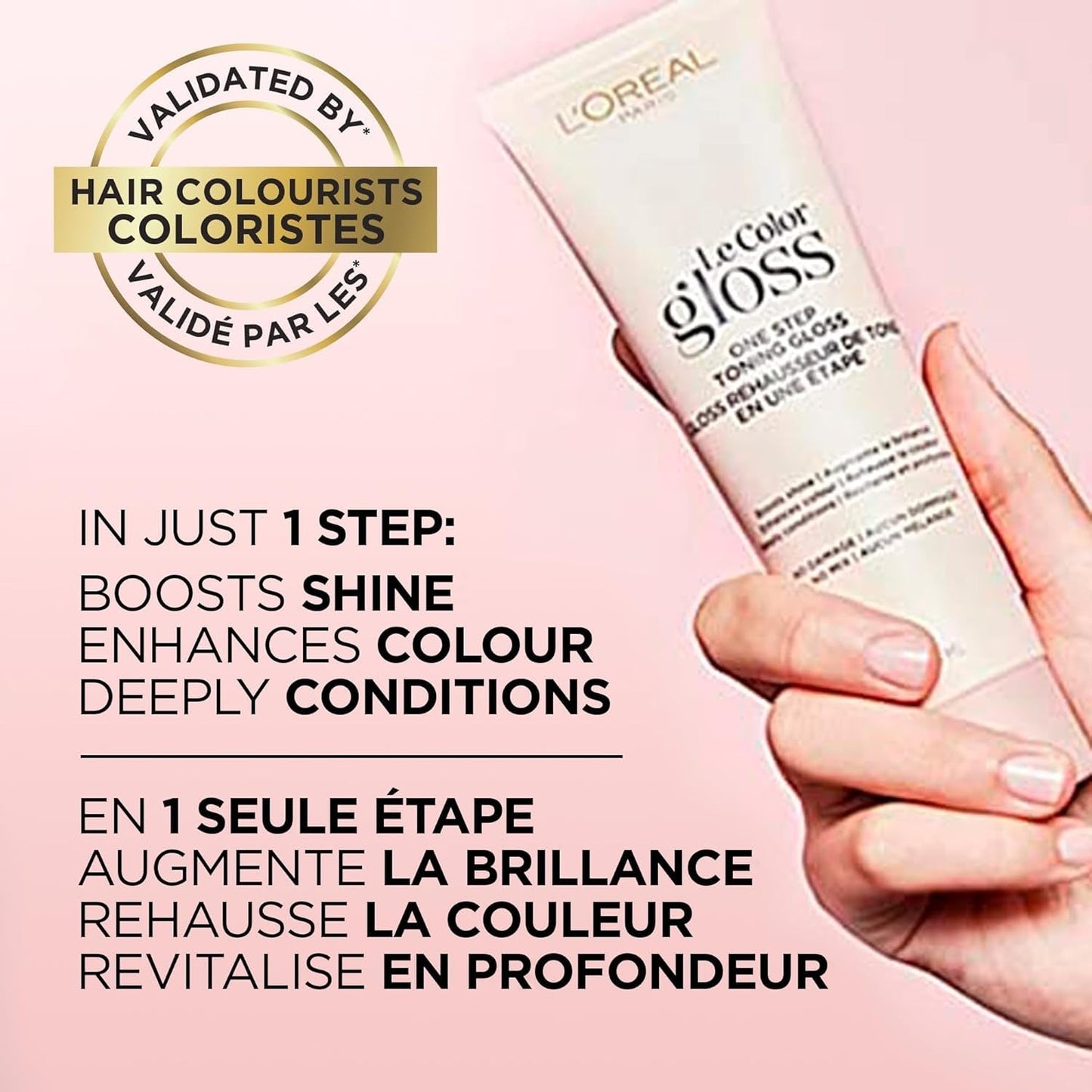 Le Color One Step Hair Toning Gloss, Cool Blonde, 4 Ounce