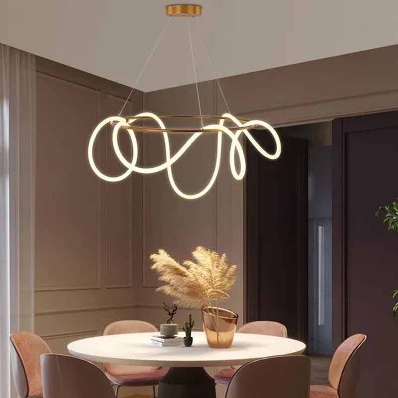 LED Pendant Light Simple Modern Lamp Dining Table Bar Chandelier  Lamp