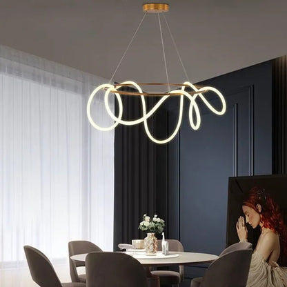 LED Pendant Light Simple Modern Lamp Dining Table Bar Chandelier  Lamp