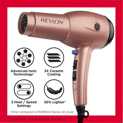 Light & Fast Hair Dryer | 1875W Stunning Blowouts Easily and Comfortably