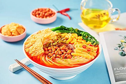 Liuzhou Rice Noodles, Rice Noodles, Noodles, ,Hot and Sour Noodles, Hot and Spicy Rice Noodles, Instant Noodles, Guangxi Specialty，Chinese Food ，Guangxi Snacks，Vegetarianism (3 Bag) - WORLD TIME VISITS