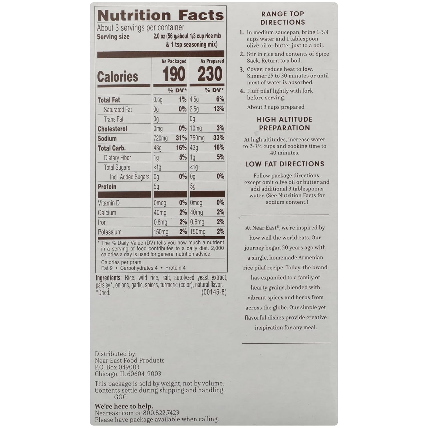 Long Grain and Wild Rice, 6 Oz - WORLD TIME VISITS