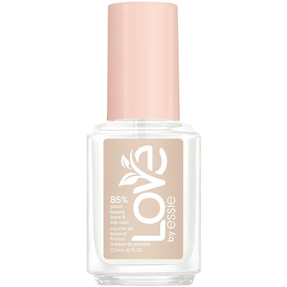 LOVE by Nail Care, 85% Plant - Based, Salon - Quality, Base and Top Coat, 0.46 Fl Oz - WORLD TIME VISITS