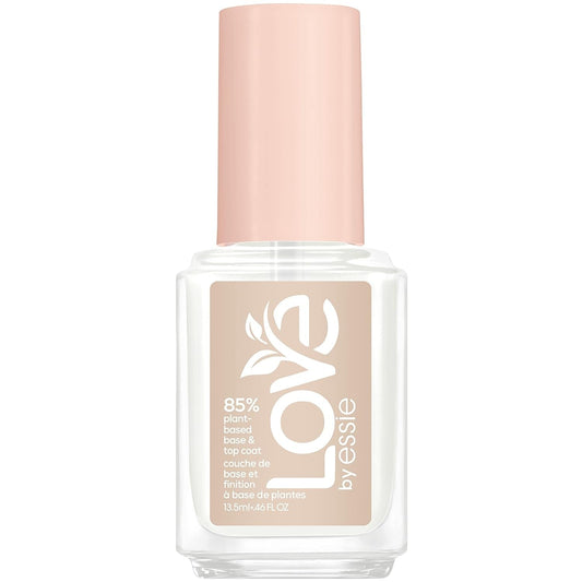 LOVE by Nail Care, 85% Plant - Based, Salon - Quality, Base and Top Coat, 0.46 Fl Oz - WORLD TIME VISITS