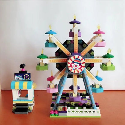 Loz Amusement Park Food Truck Merry - Go - Round Ferris Wheel Mini House Diamond Mini Building Block Cute Toys for Kids and Girls - WORLD TIME VISITS