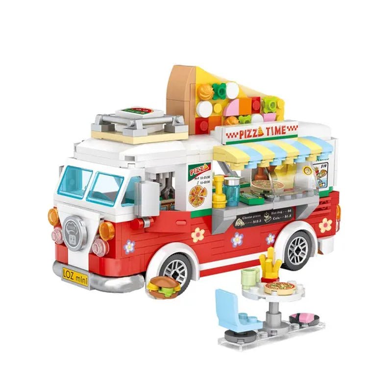 Loz Amusement Park Food Truck Merry-Go-Round Ferris Wheel Mini House Diamond Mini Building Block Cute Toys for Kids and Girls