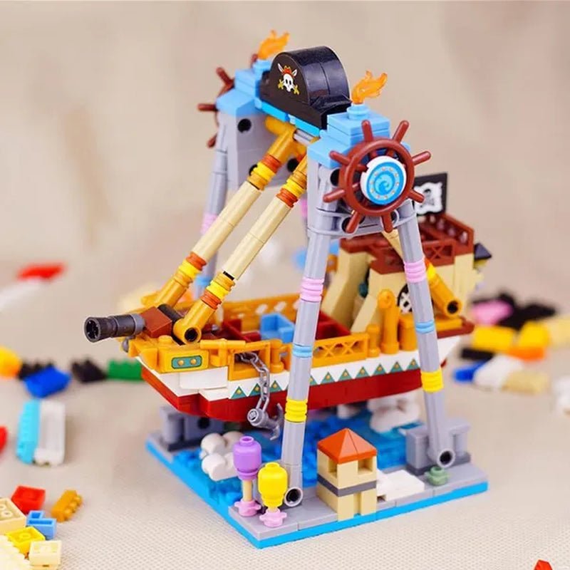 Loz Amusement Park Food Truck Merry - Go - Round Ferris Wheel Mini House Diamond Mini Building Block Cute Toys for Kids and Girls - WORLD TIME VISITS