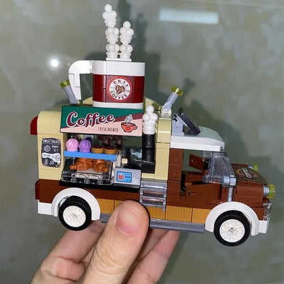 Loz Amusement Park Food Truck Merry-Go-Round Ferris Wheel Mini House Diamond Mini Building Block Cute Toys for Kids and Girls
