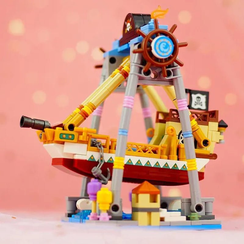 Loz Amusement Park Food Truck Merry - Go - Round Ferris Wheel Mini House Diamond Mini Building Block Cute Toys for Kids and Girls - WORLD TIME VISITS