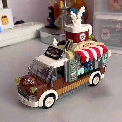 Loz Amusement Park Food Truck Merry-Go-Round Ferris Wheel Mini House Diamond Mini Building Block Cute Toys for Kids and Girls