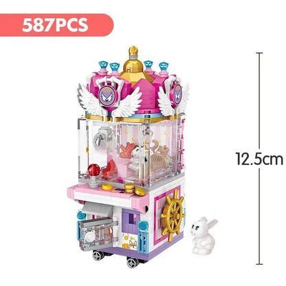 Loz Amusement Park Food Truck Merry-Go-Round Ferris Wheel Mini House Diamond Mini Building Block Cute Toys for Kids and Girls