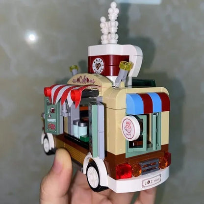 Loz Amusement Park Food Truck Merry-Go-Round Ferris Wheel Mini House Diamond Mini Building Block Cute Toys for Kids and Girls