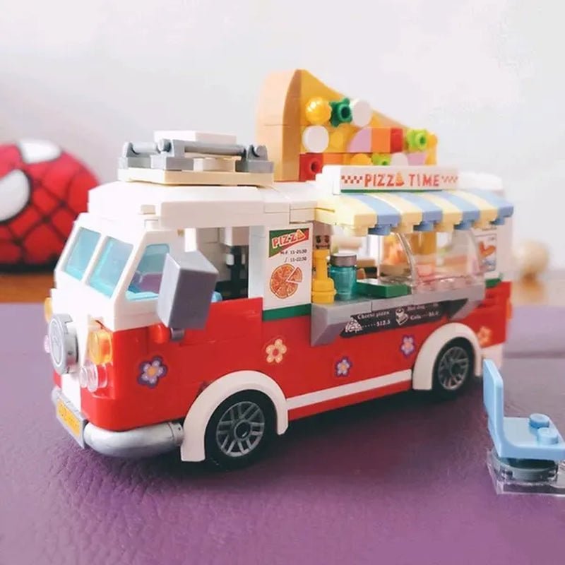 Loz Amusement Park Food Truck Merry-Go-Round Ferris Wheel Mini House Diamond Mini Building Block Cute Toys for Kids and Girls