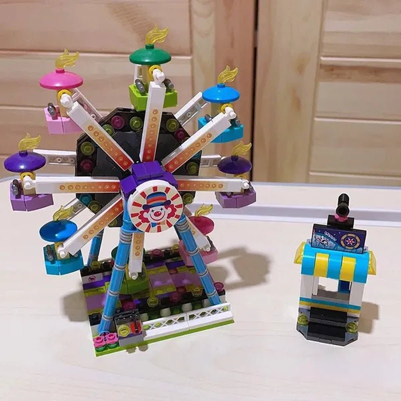 Loz Amusement Park Food Truck Merry - Go - Round Ferris Wheel Mini House Diamond Mini Building Block Cute Toys for Kids and Girls - WORLD TIME VISITS