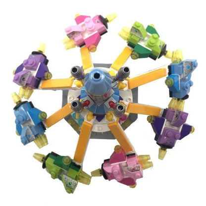 Loz Amusement Park Food Truck Merry-Go-Round Ferris Wheel Mini House Diamond Mini Building Block Cute Toys for Kids and Girls