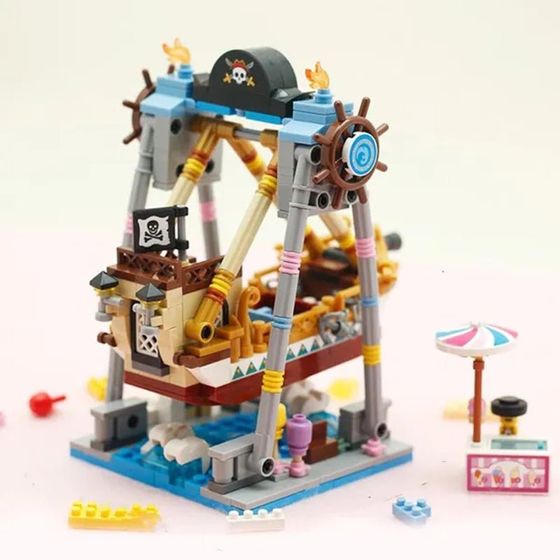 Loz Amusement Park Food Truck Merry - Go - Round Ferris Wheel Mini House Diamond Mini Building Block Cute Toys for Kids and Girls - WORLD TIME VISITS