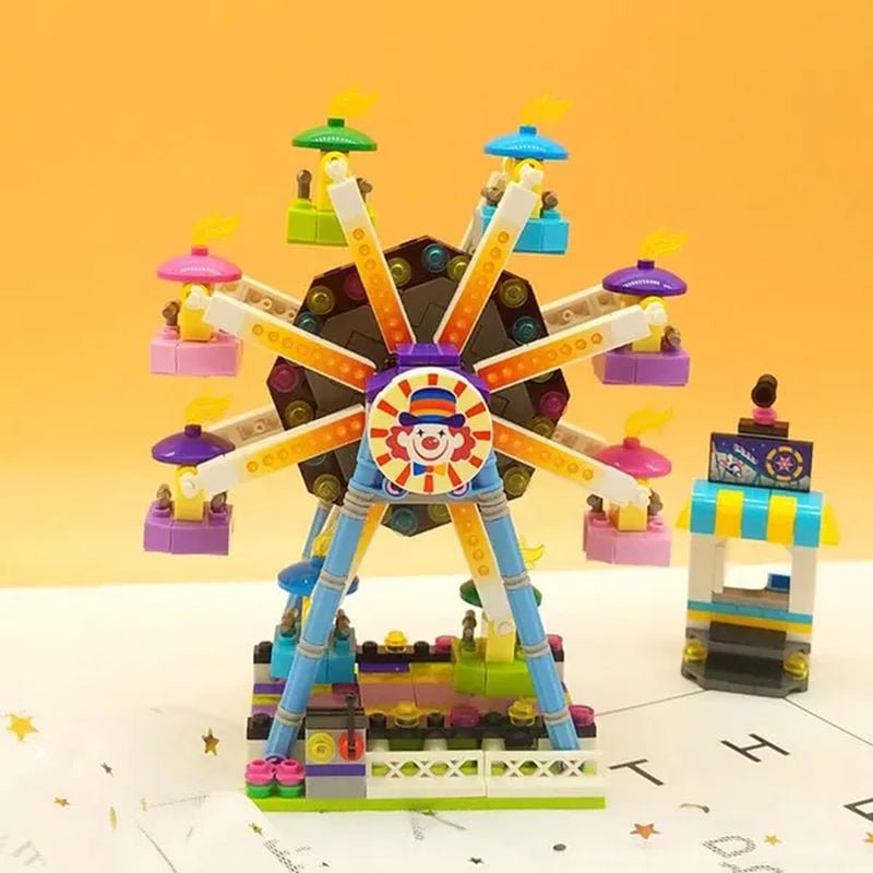Loz Amusement Park Food Truck Merry - Go - Round Ferris Wheel Mini House Diamond Mini Building Block Cute Toys for Kids and Girls - WORLD TIME VISITS