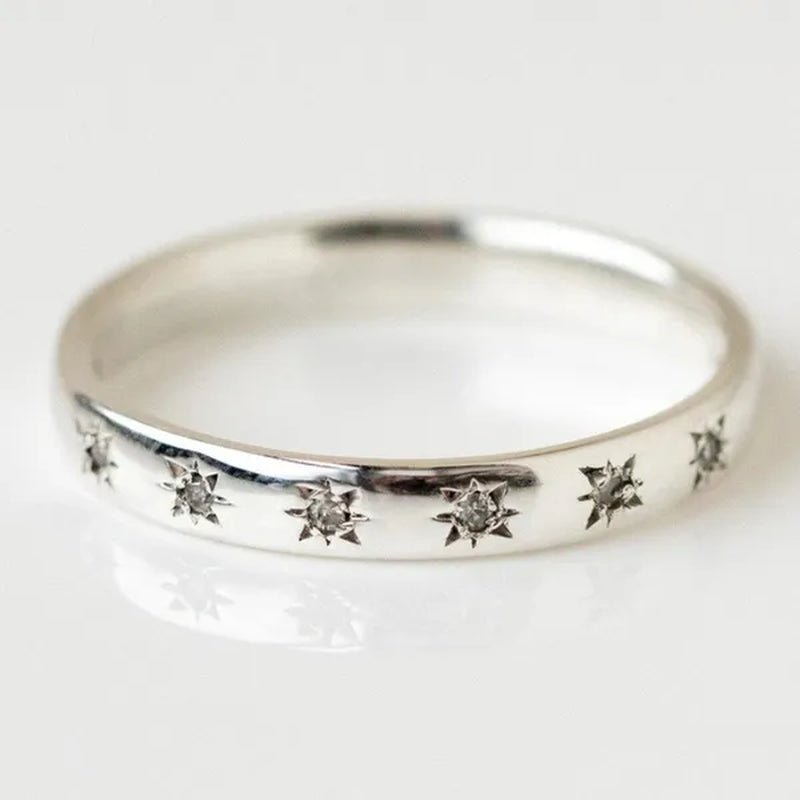 Luxury Bride Jewelry for Women Rings Fashion 925 Sterling Silver Diamond Wedding Band Proposal Engagement Anniversary Party Accessories Gift