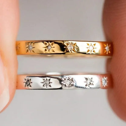 Luxury Bride Jewelry for Women Rings Fashion 925 Sterling Silver Diamond Wedding Band Proposal Engagement Anniversary Party Accessories Gift