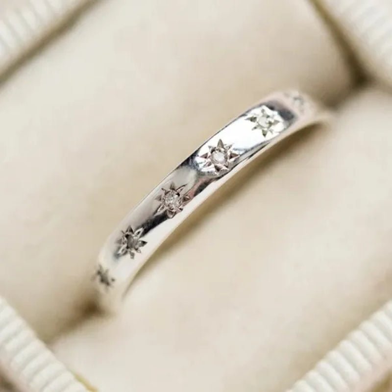Luxury Bride Jewelry for Women Rings Fashion 925 Sterling Silver Diamond Wedding Band Proposal Engagement Anniversary Party Accessories Gift