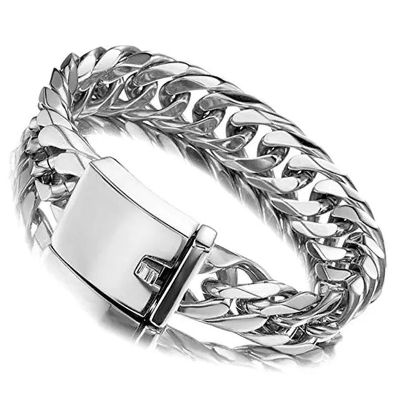 Luxury Fashion Creative Men's and Women's Bracelets Gold Black Silver Bracelets Party Hip - hop Bracelets Punk Bracelets Birthday Party Jewelry Gifts - WORLD TIME VISITS