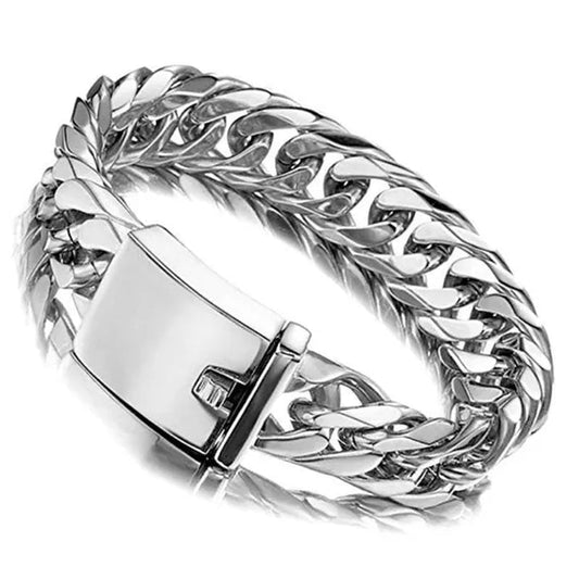 Luxury Fashion Creative Men's and Women's Bracelets Gold Black Silver Bracelets Party Hip - hop Bracelets Punk Bracelets Birthday Party Jewelry Gifts - WORLD TIME VISITS