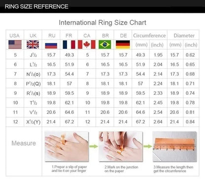 Luxury  silver /18K Gold Ring  925 Sterling Silver Womens Ring  White Sapphire Wedding Band Engagement Diamond Ring Fine Jewelry Christmas Gift Size:6 7 8 9 10