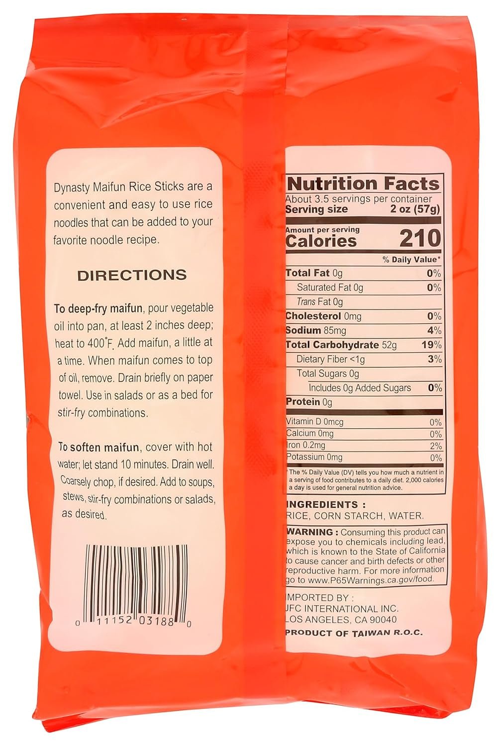 Maifan Rice Sticks, 6.75 Oz - WORLD TIME VISITS