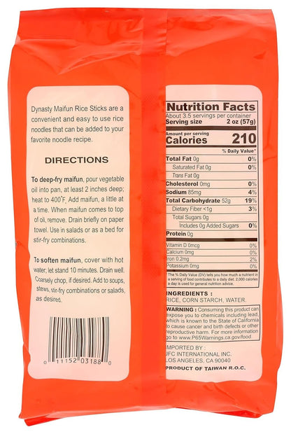 Maifan Rice Sticks, 6.75 Oz - WORLD TIME VISITS