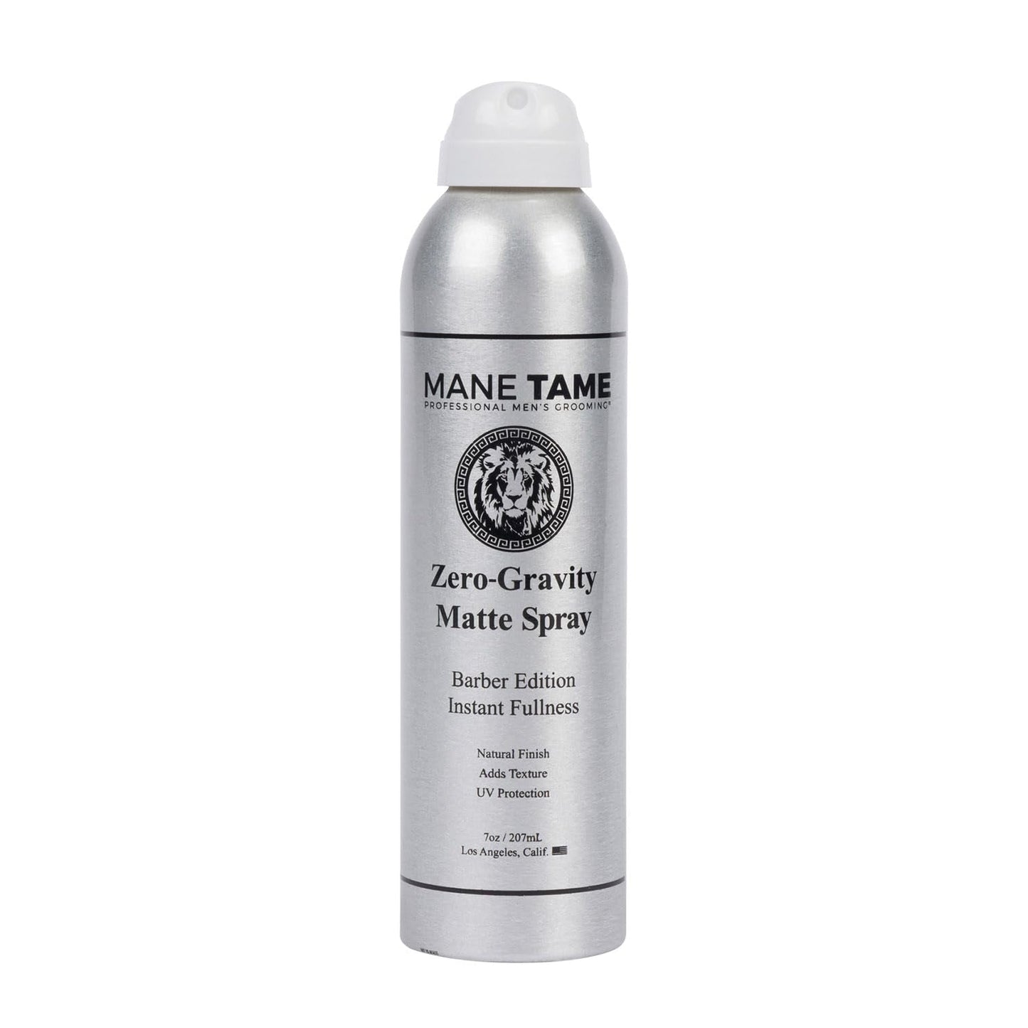 MANE TAME Zero - Gravity 7Oz Matte Finish Spray - Adds Instant Fullness, Volume, Texture, and UV Protection for Thicker, Styled Hair - WORLD TIME VISITS
