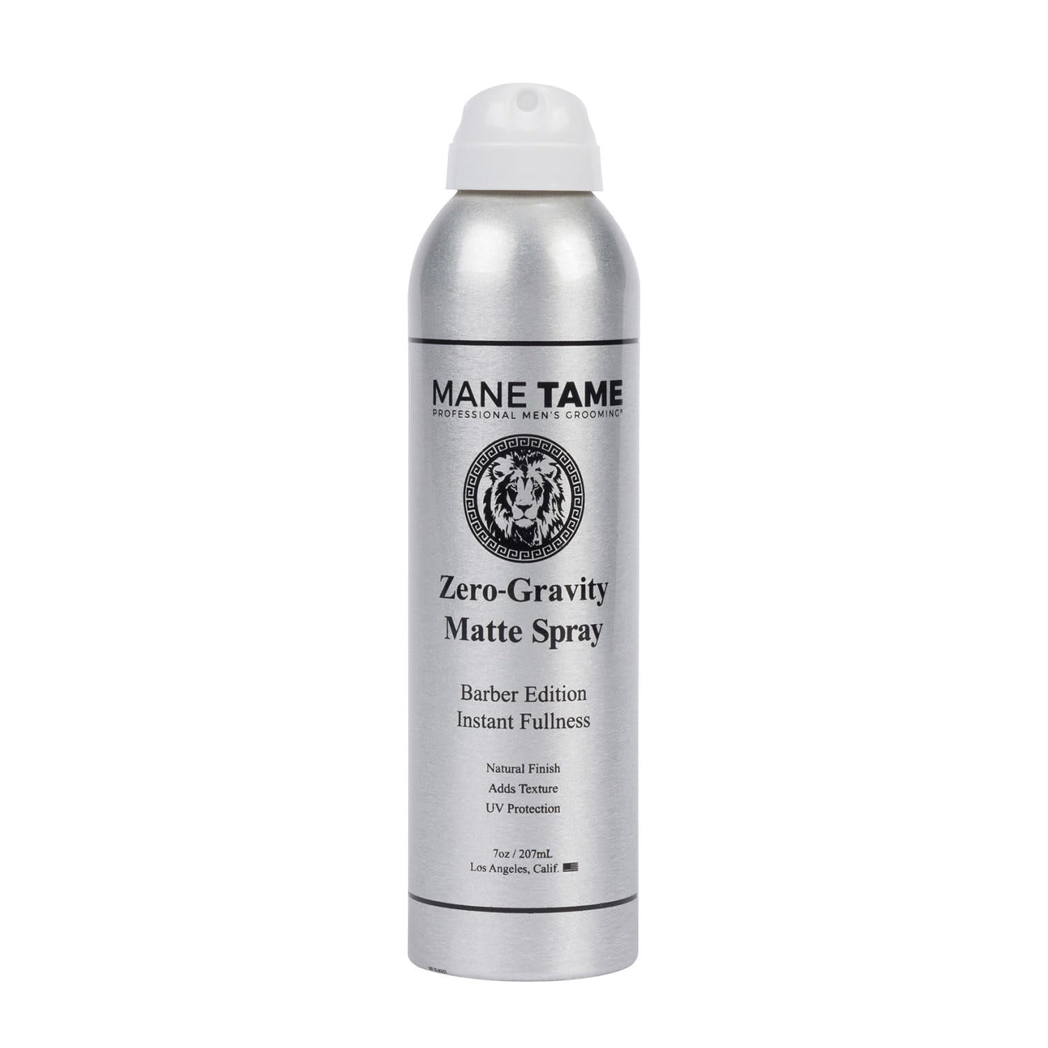 MANE TAME Zero - Gravity 7Oz Matte Finish Spray - Adds Instant Fullness, Volume, Texture, and UV Protection for Thicker, Styled Hair - WORLD TIME VISITS