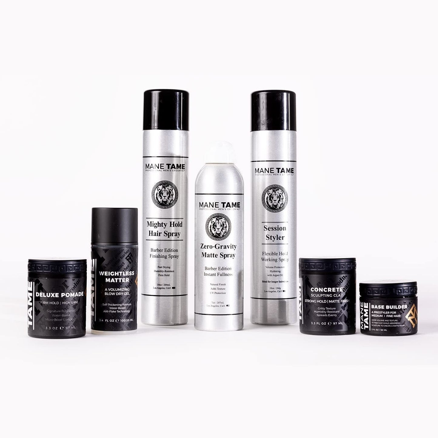 MANE TAME Zero-Gravity 7Oz Matte Finish Spray - Adds Instant Fullness, Volume, Texture, and UV Protection for Thicker, Styled Hair