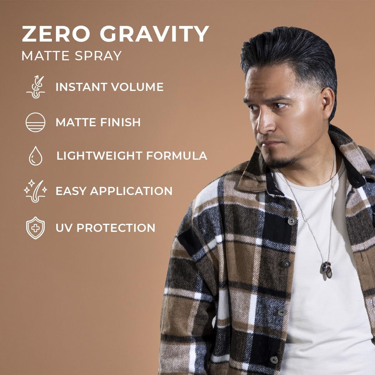 MANE TAME Zero - Gravity 7Oz Matte Finish Spray - Adds Instant Fullness, Volume, Texture, and UV Protection for Thicker, Styled Hair - WORLD TIME VISITS